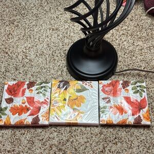 Smart Living Autumn Leaf Beverage Napkins